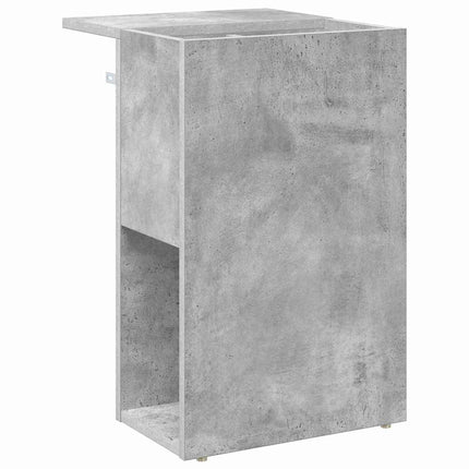 Sidobord Betonggrå 35 x 40 x 55 cm Konstruerat trä