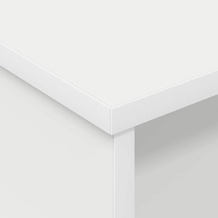 Sängbord 2 pcs Vit 40 x 31 x 15 cm Konstruerat trä