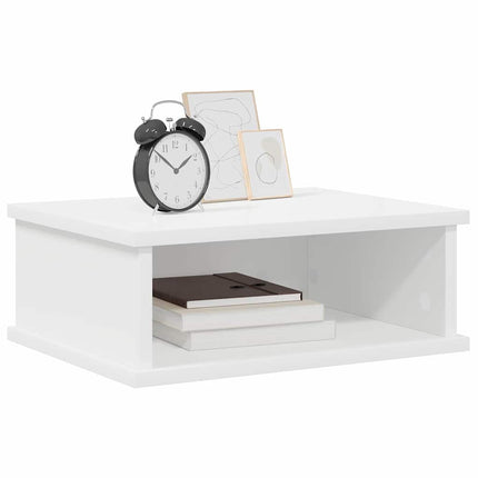Sängbord 2 pcs Vit 40 x 31 x 15 cm Konstruerat trä