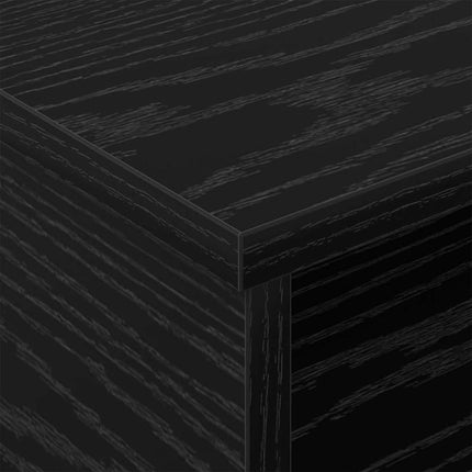 Sängbord Svart Ek 40 x 31 x 15 cm Konstruerat trä