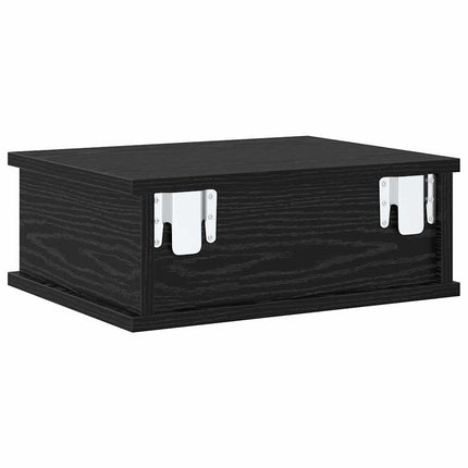 Sängbord Svart Ek 40 x 31 x 15 cm Konstruerat trä