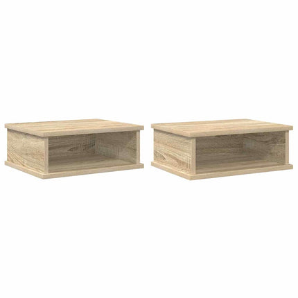 Sängbord 2 st Sonoma-ek 40 x 31 x 15 cm Konstruerat trä