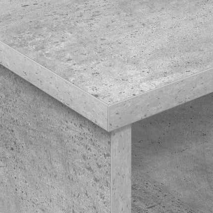 Sängbord 2 pcs Betonggrå 40 x 31 x 15 cm Konstruerat trä