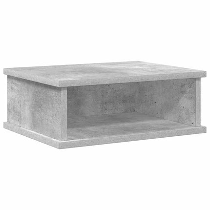 Sängbord 2 pcs Betonggrå 40 x 31 x 15 cm Konstruerat trä