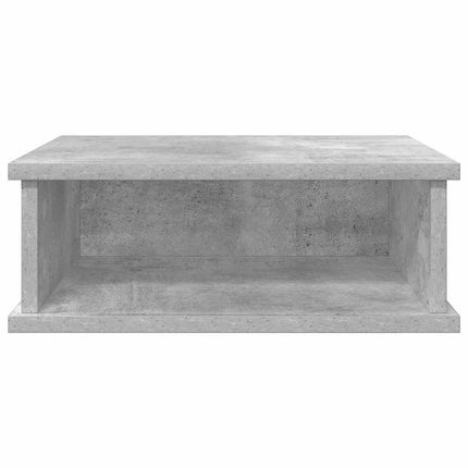 Sängbord 2 pcs Betonggrå 40 x 31 x 15 cm Konstruerat trä