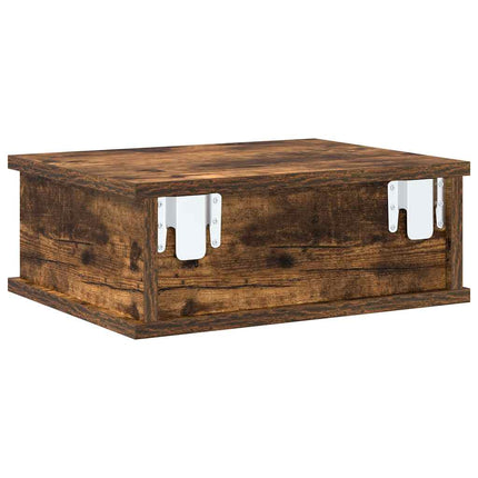 Sängbord Rökt ek 40 x 31 x 15 cm Konstruerat trä