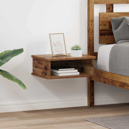 Sängbord 2 pcs Gammalt trä 40 x 31 x 15 cm Konstruerat trä