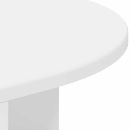Sidobord Vit 29,6 x 29,6 x 60 cm Konstruerat trä