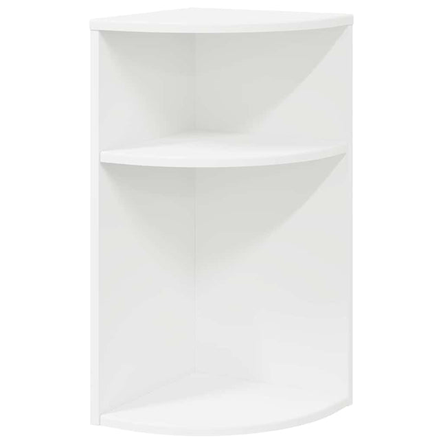 Sidobord Vit 29,6 x 29,6 x 60 cm Konstruerat trä