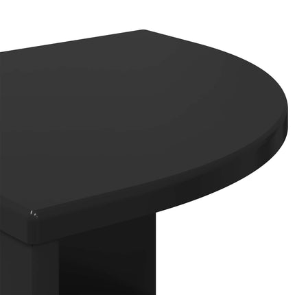 Sidobord Svart 29,6 x 29,6 x 60 cm Konstruerat trä