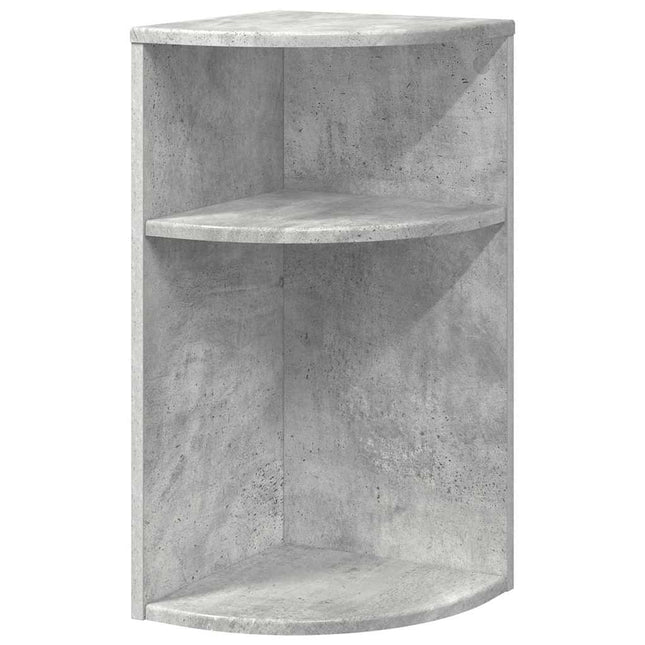 Sidobord Betonggrå 29,6 x 29,6 x 60 cm Konstruerat trä