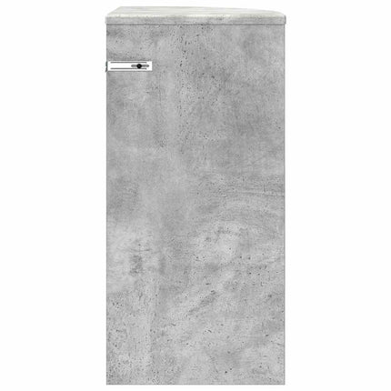 Sidobord Betonggrå 29,6 x 29,6 x 60 cm Konstruerat trä
