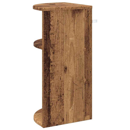 Sidobord Gammalt trä 29,6 x 29,6 x 60 cm Konstruerat trä