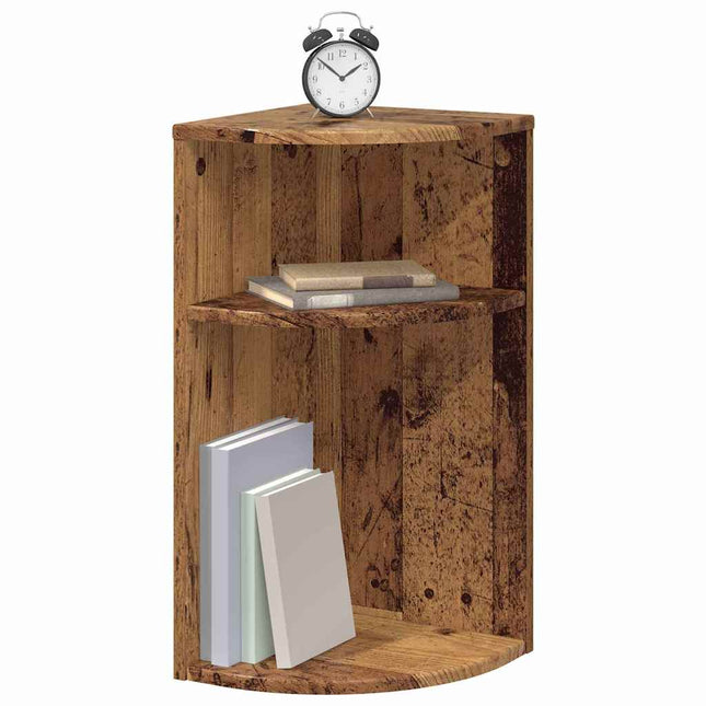 Sidobord Gammalt trä 29,6 x 29,6 x 60 cm Konstruerat trä