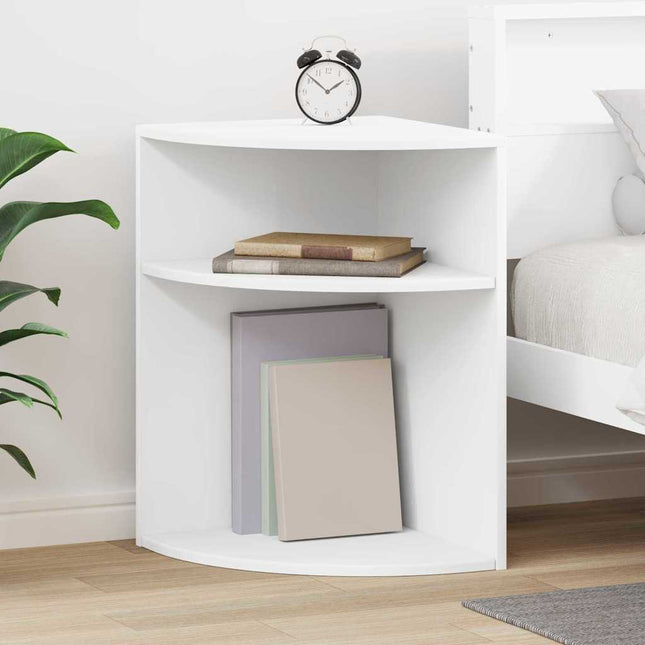 Sidobord Vit 39,7 x 39,7 x 60 cm Konstruerat trä