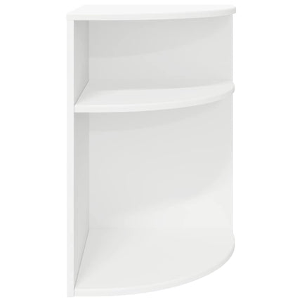 Sidobord Vit 39,7 x 39,7 x 60 cm Konstruerat trä