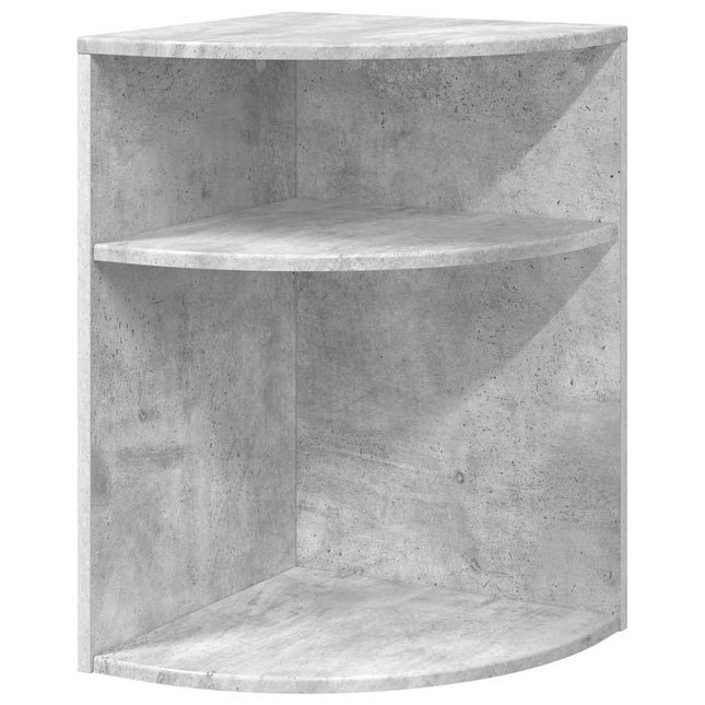 Sidobord Betonggrå 39,7 x 39,7 x 60 cm Konstruerat trä