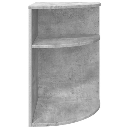 Sidobord Betonggrå 39,7 x 39,7 x 60 cm Konstruerat trä