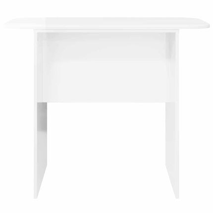 Konsolbord Högblanka vita 93 x 40 x 75 cm Konstruerat trä