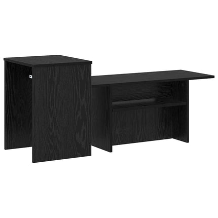 Konsolbord Svart Ek 91,5 x 35 x 38,5 cm Konstruerat trä