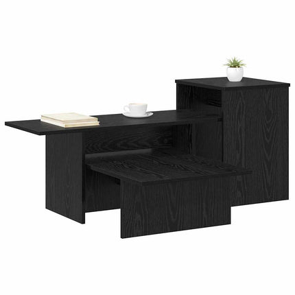 Konsolbord Svart Ek 91,5 x 35 x 38,5 cm Konstruerat trä