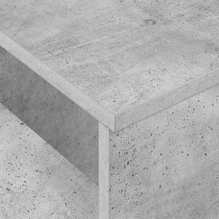Konsolbord Betonggrå 91,5 x 35 x 38,5 cm Konstruerat trä