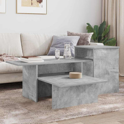Konsolbord Betonggrå 91,5 x 35 x 38,5 cm Konstruerat trä