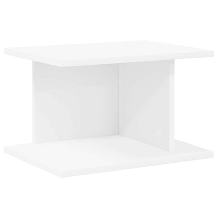 Sängbord 2 st Vit 40 x 30 x 25 cm Konstruerat trä