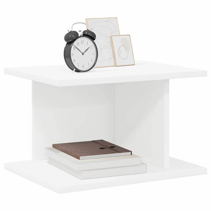 Sängbord 2 pcs Vit 40 x 30 x 25 cm Konstruerat trä