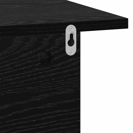 Sängbord Svart Ek 40 x 30 x 25 cm Konstruerat trä