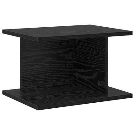 Sängbord 2 st Svart Ek 40 x 30 x 25 cm Konstruerat trä