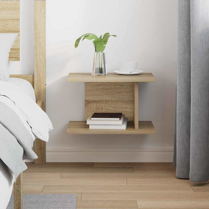 Sängbord Sonoma-ek 40 x 30 x 25 cm Konstruerat trä