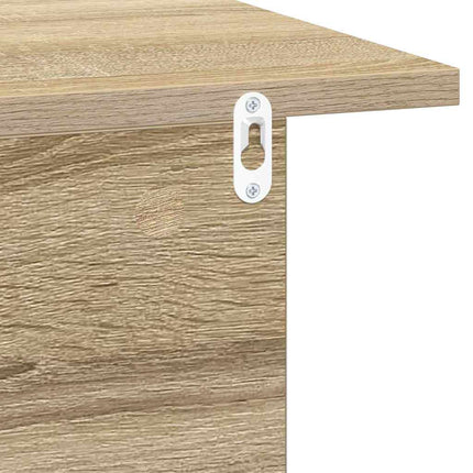 Sängbord 2 pcs Sonoma-ek 40 x 30 x 25 cm Konstruerat trä
