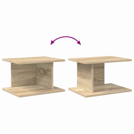Sängbord 2 pcs Sonoma-ek 40 x 30 x 25 cm Konstruerat trä