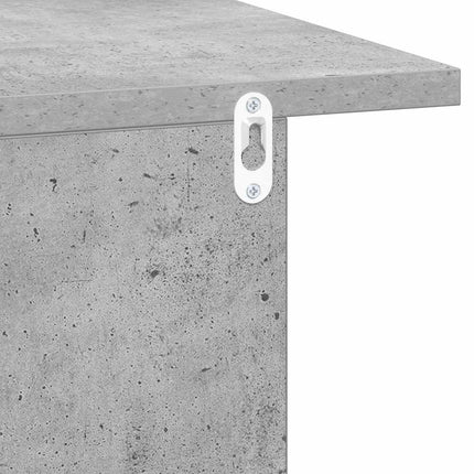 Sängbord Betonggrå 40 x 30 x 25 cm Konstruerat trä