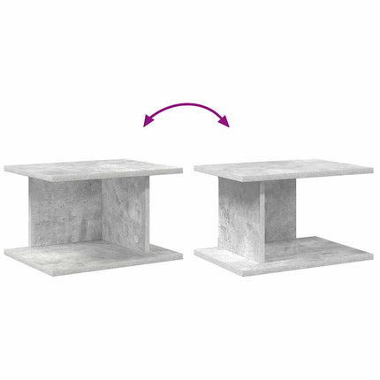 Sängbord 2 pcs Betonggrå 40 x 30 x 25 cm Konstruerat trä