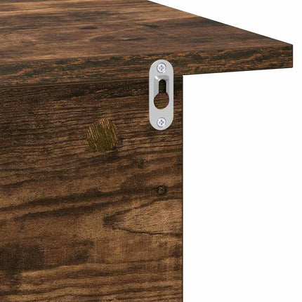 Sängbord Rökt ek 40 x 30 x 25 cm Konstruerat trä