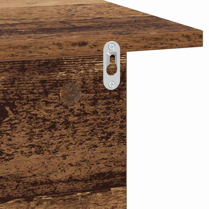 Sängbord Gammalt trä 40 x 30 x 25 cm Konstruerat trä