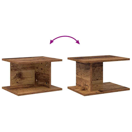 Sängbord 2 pcs Gammalt trä 40 x 30 x 25 cm Konstruerat trä
