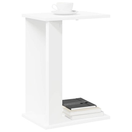 Sidobord Vit 35 x 25 x 50 cm Konstruerat trä