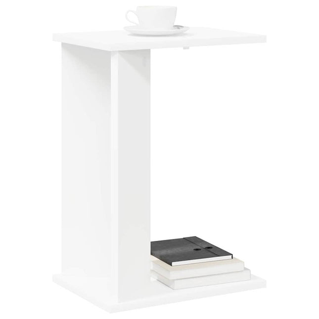 Sidobord Vit 35 x 25 x 50 cm Konstruerat trä