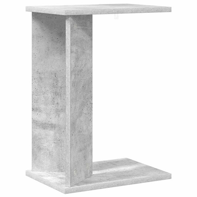 Sidobord Betonggrå 35 x 25 x 50 cm Konstruerat trä