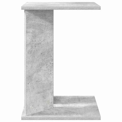 Sidobord Betonggrå 35 x 25 x 50 cm Konstruerat trä