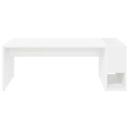 Kaffeebord Vit 101,5 x 50 x 37 cm Konstruerat trä