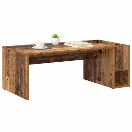 Kaffeebord Gammalt trä 101,5 x 50 x 37 cm Konstruerat trä