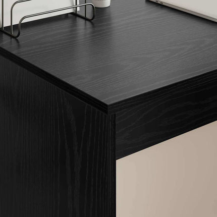 Skrivbord Svart Ek 109 x 50 x 78 cm Konstruerat trä