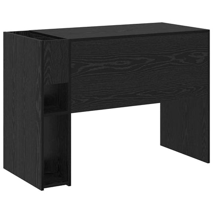 Skrivbord Svart Ek 109 x 50 x 78 cm Konstruerat trä