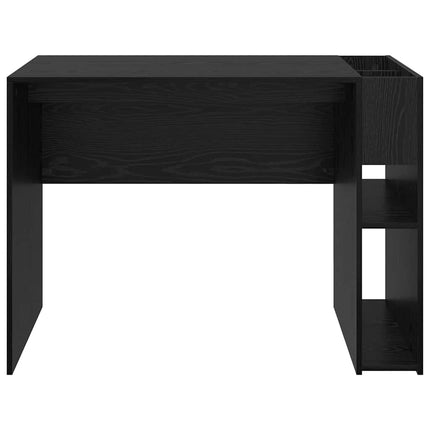 Skrivbord Svart Ek 109 x 50 x 78 cm Konstruerat trä