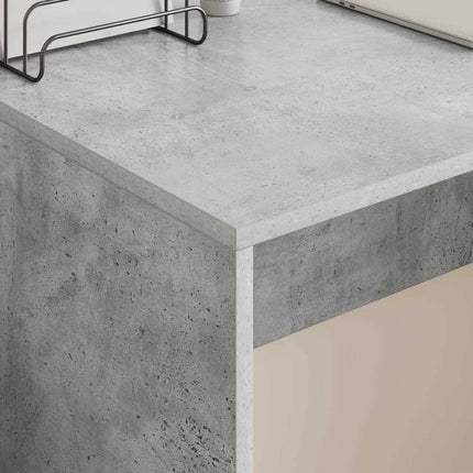 Skrivbord Betonggrå 109 x 50 x 78 cm Konstruerat trä