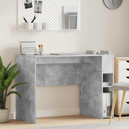 Skrivbord Betonggrå 109 x 50 x 78 cm Konstruerat trä